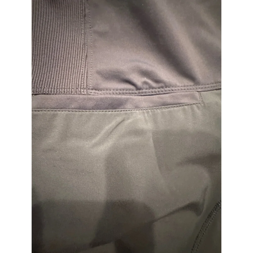 Lucky in Love Running Tennis Skort Charcoal Gray Reflective Back Pocket Skirt XL